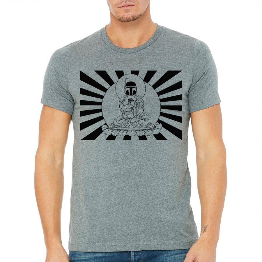 Star Wars Bobba Fett Buddha Men's T-Shirt